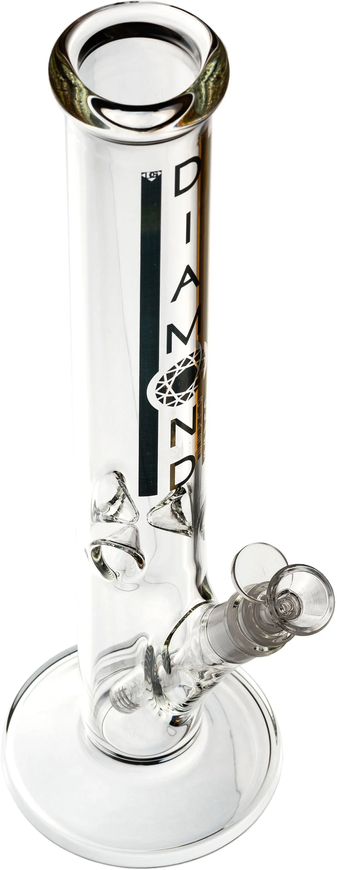 16 Signature Straight Tube Bong, by Diamond Glass