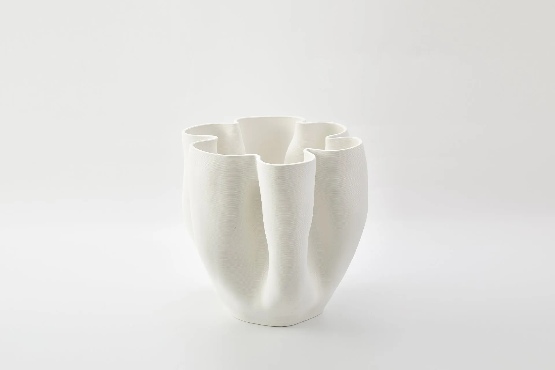 A The Foundry House Boheme Vase Ivory