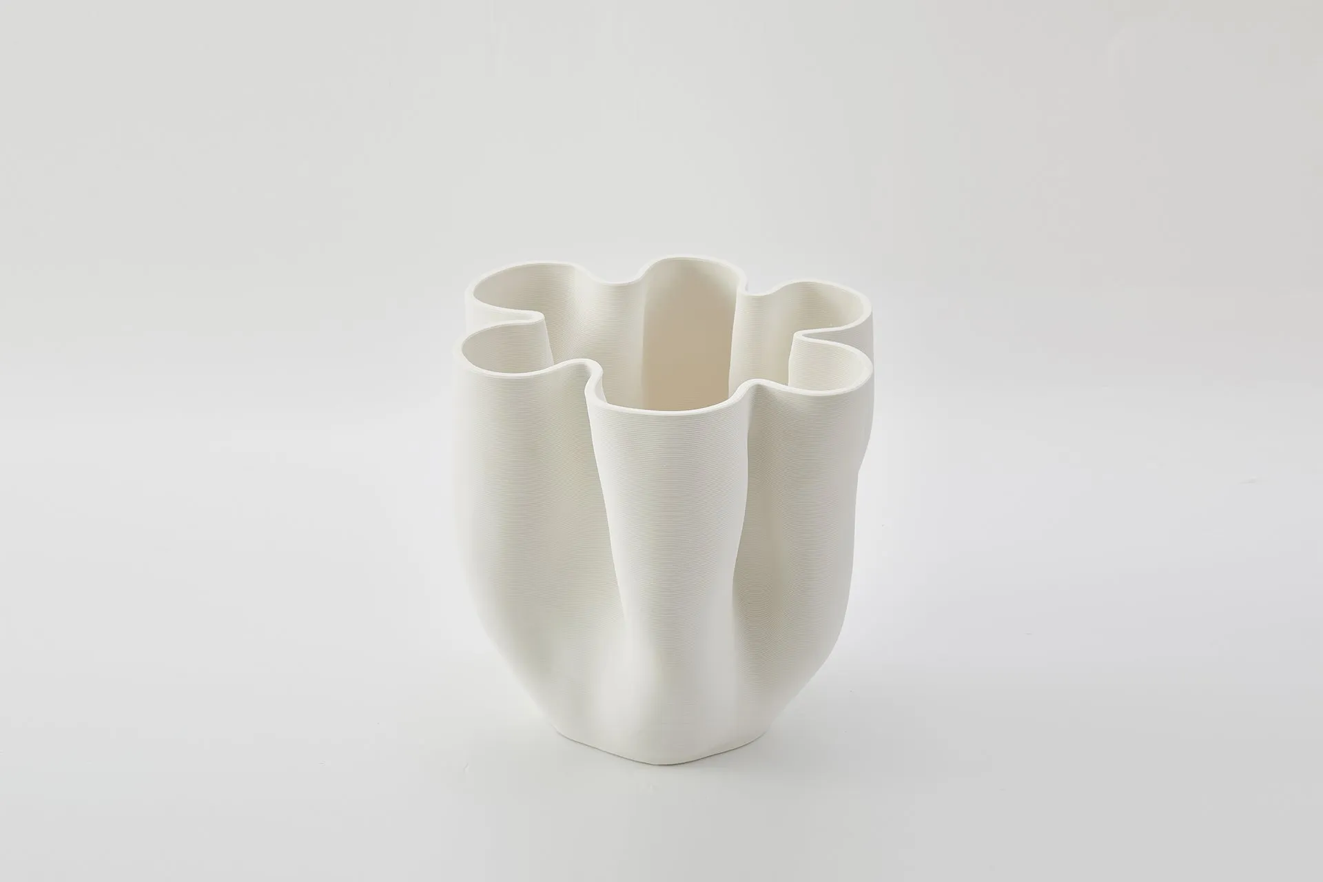 A The Foundry House Boheme Vase Ivory