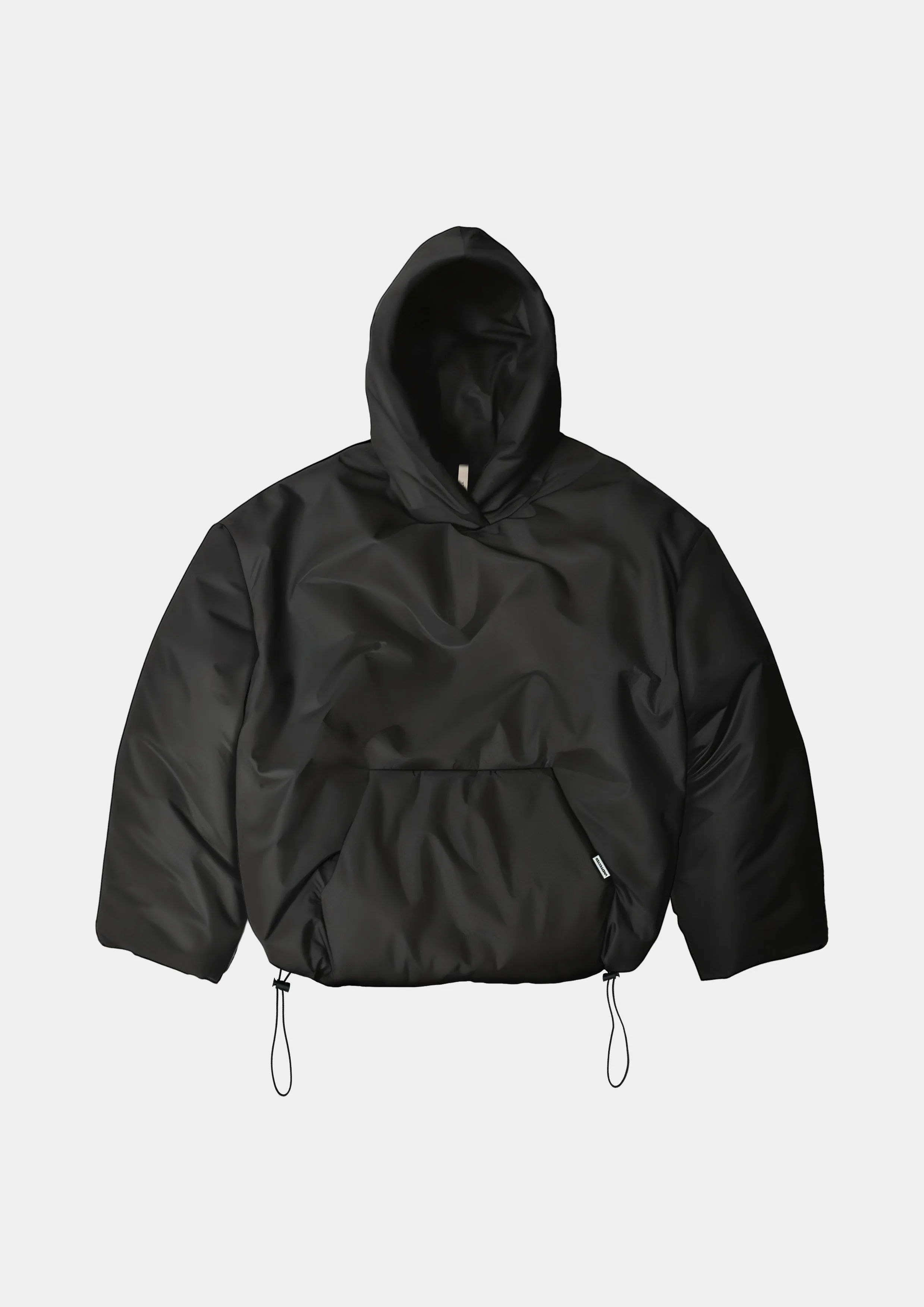 Airdrop Puffer Hoodie - Black