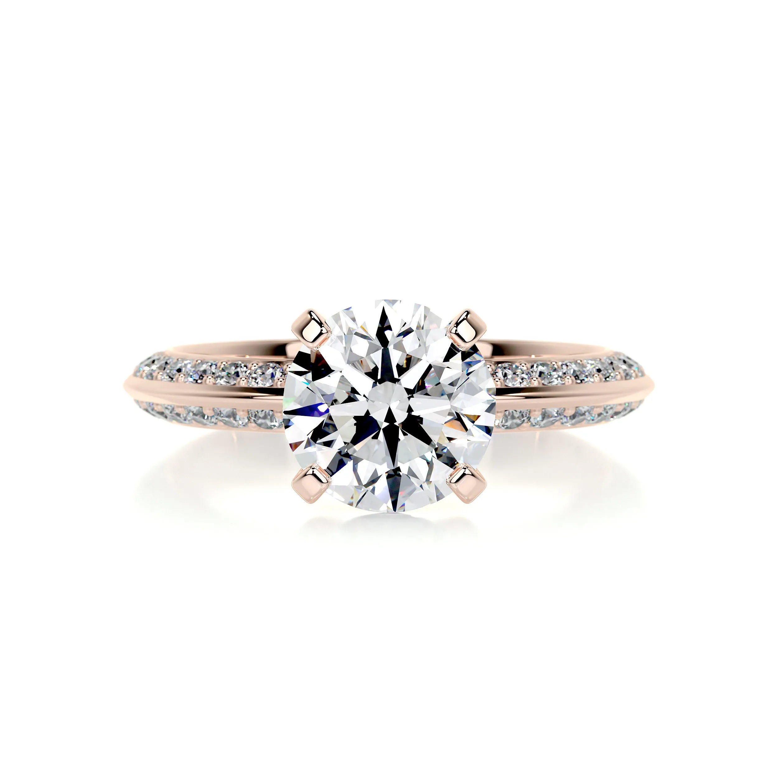 Ariana Diamond Engagement Ring -14K Rose Gold