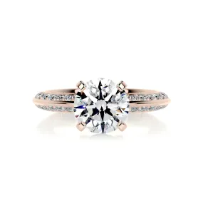 Ariana Diamond Engagement Ring -14K Rose Gold