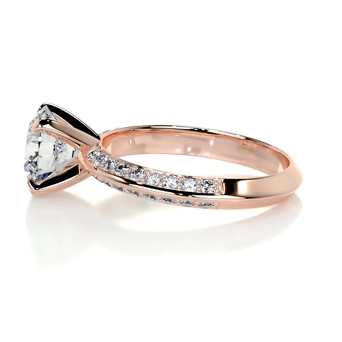 Ariana Diamond Engagement Ring -14K Rose Gold