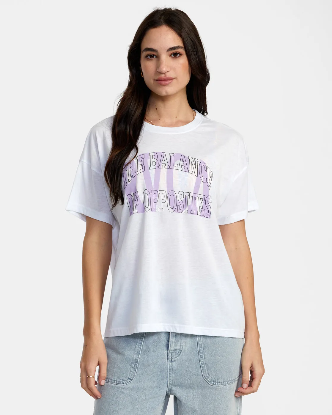 Balance Technical Oversized Tee - White