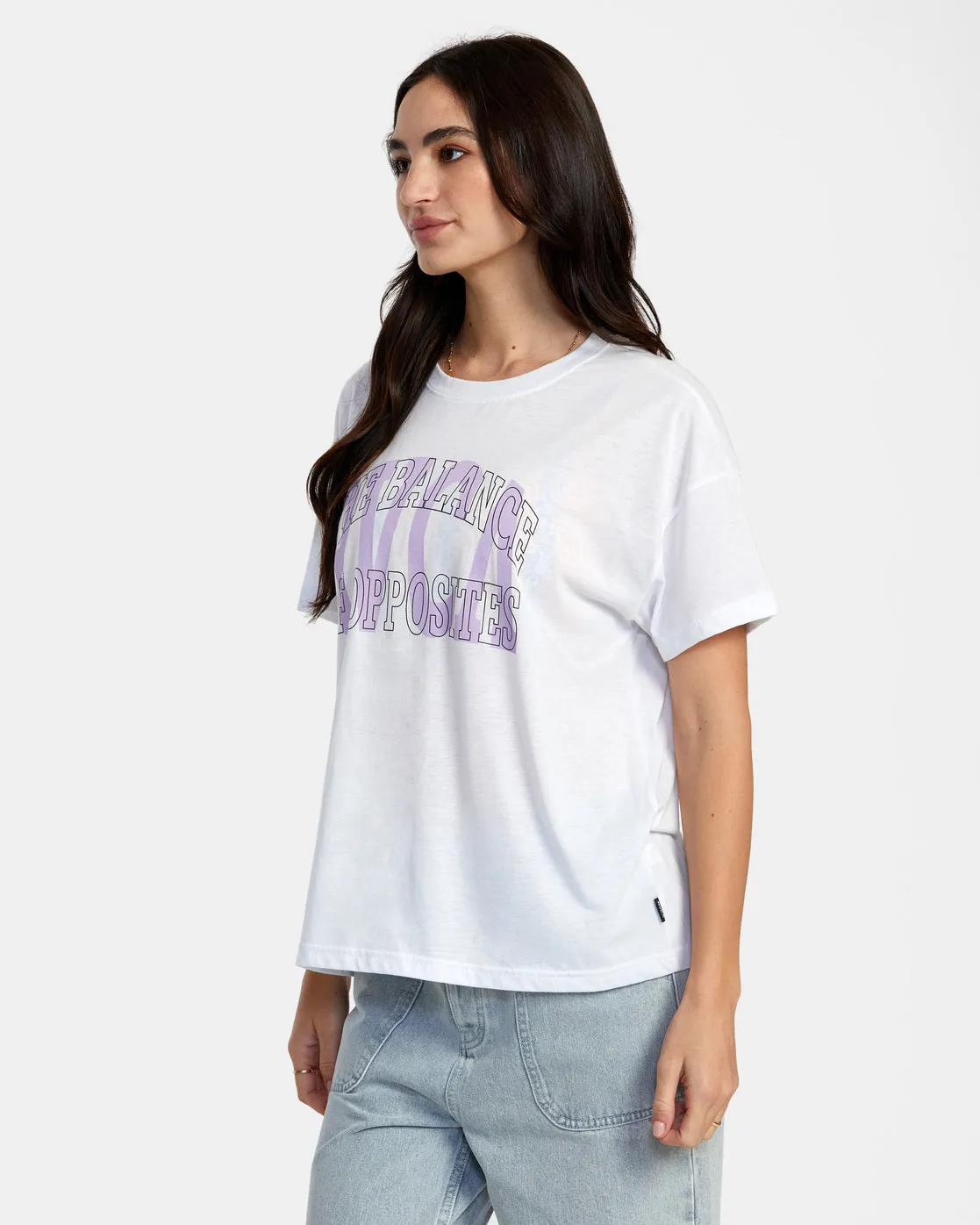 Balance Technical Oversized Tee - White