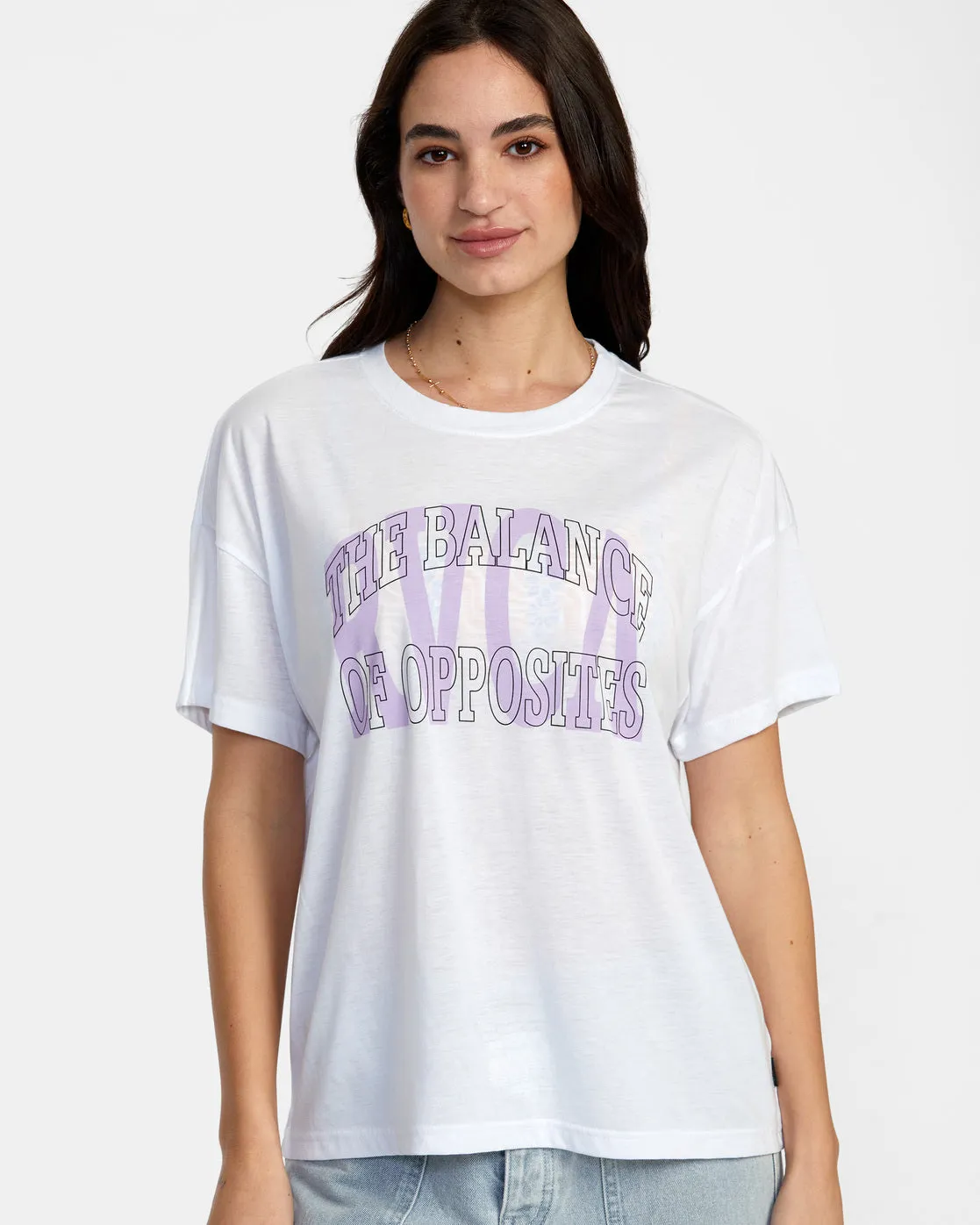 Balance Technical Oversized Tee - White