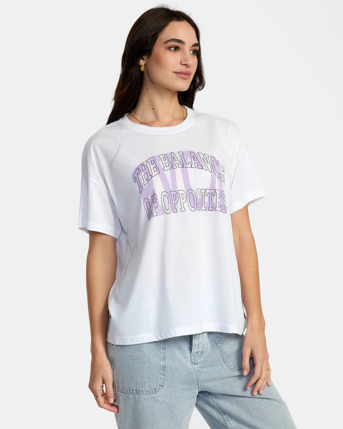 Balance Technical Oversized Tee - White