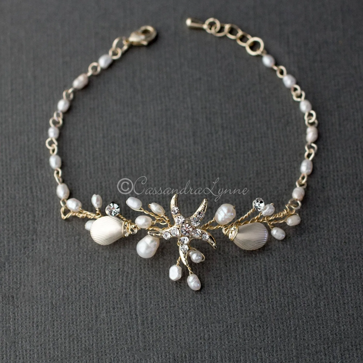 Beach Wedding Bracelet with Starfish