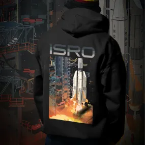 Black Night launch GSLV MKII Unisex Hoodie (Without Zip)