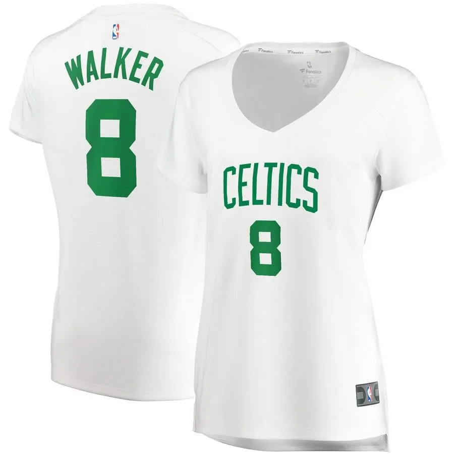 Boston Celtics Kemba Walker Fanatics Branded Replica Fast Break Player Association Jersey Womens - White | Ireland U8075B3