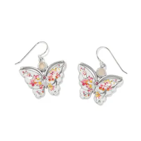 Brighton Kyoto In Bloom Sakura Butterfly French Wire Earrings