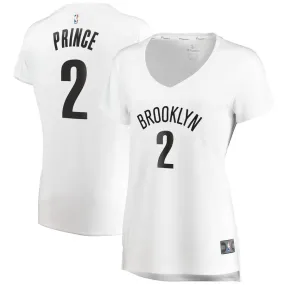 Brooklyn Nets Taurean Prince Fanatics Branded Replica Fast Break Association Jersey Womens - White | Ireland J6516H4