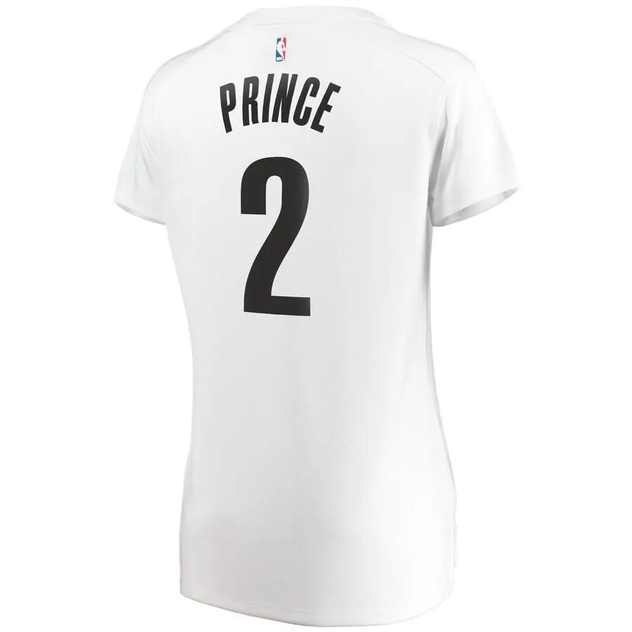 Brooklyn Nets Taurean Prince Fanatics Branded Replica Fast Break Association Jersey Womens - White | Ireland J6516H4