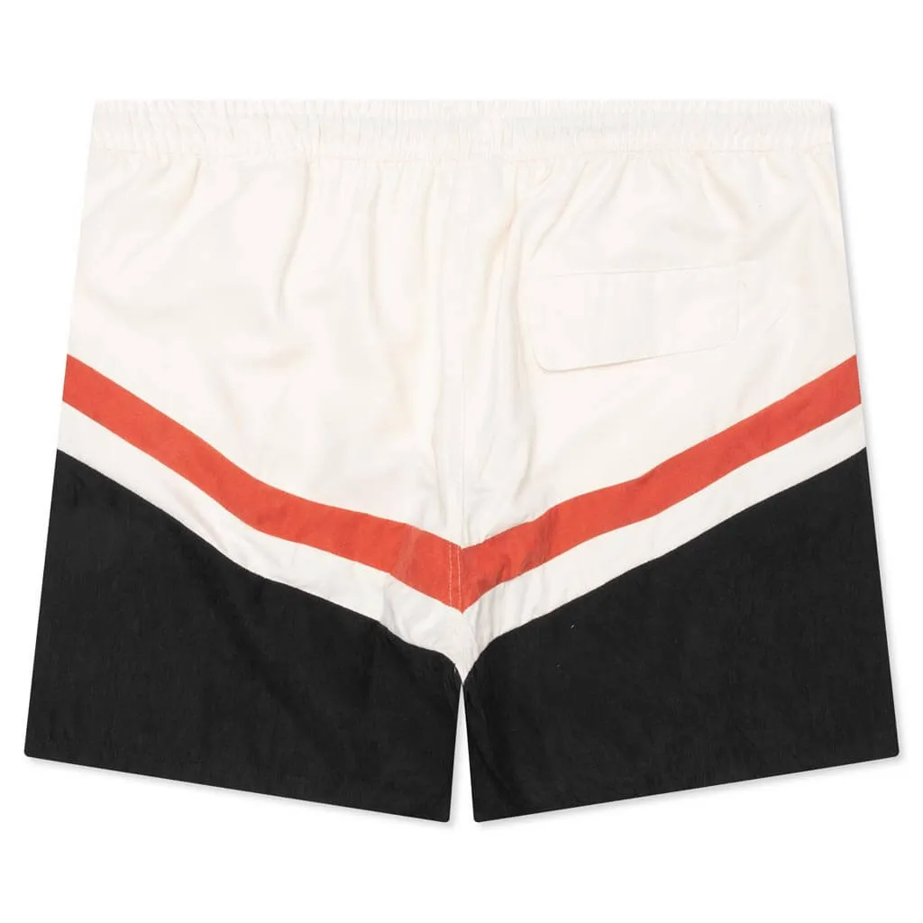 Brushed Poly Track Short - Black