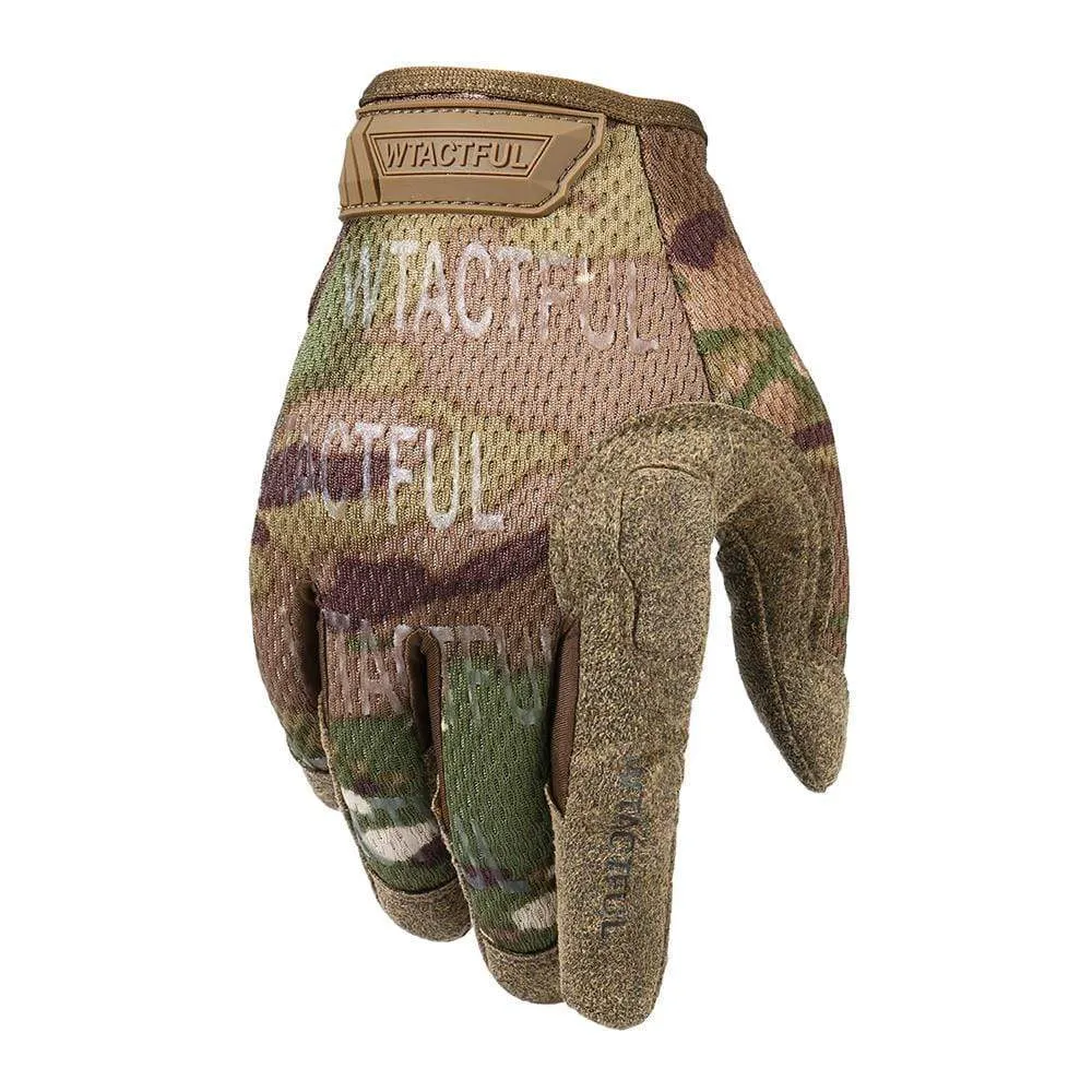 Camouflage Tactical Cycling Glove Military Army Gloves Sports Ski Bike Climbing Shooting Hunting Riding Full Finger Mitten Men