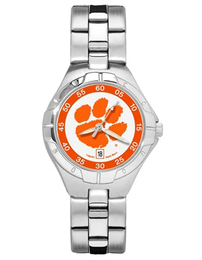 Clemson University PRO II Womens Watch - Logo Dial - Bracelet