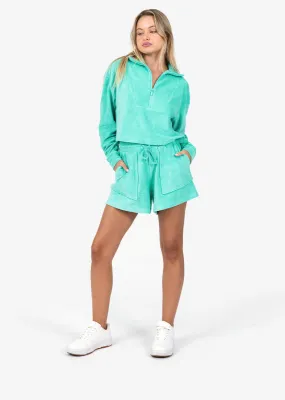 Club LC Terry Half Zip Mint