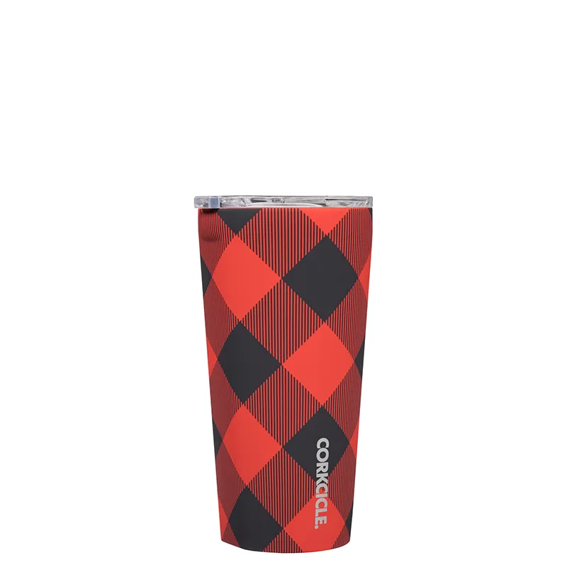 CORKCICLE | 16 oz. Tumbler - Red Buffalo Plaid