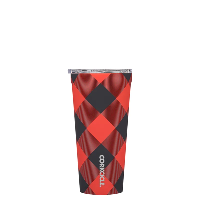 CORKCICLE | 16 oz. Tumbler - Red Buffalo Plaid