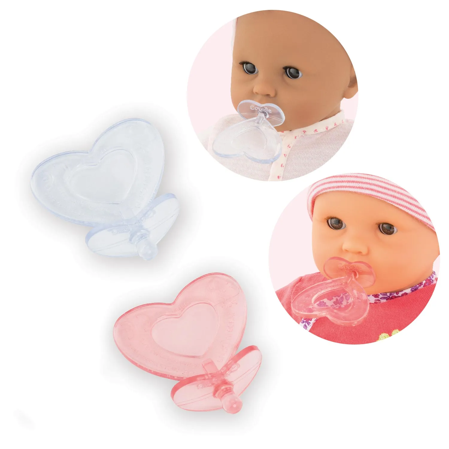 Corolle Baby Doll Pacifier 2 Pack for 12 Dolls