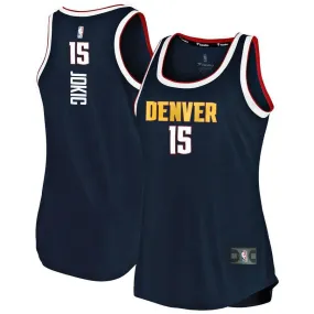 Denver Nuggets Nikola Jokic Fanatics Branded 2019-20 Fast Break Team Icon Jersey Womens - Navy | Ireland Y4976X6