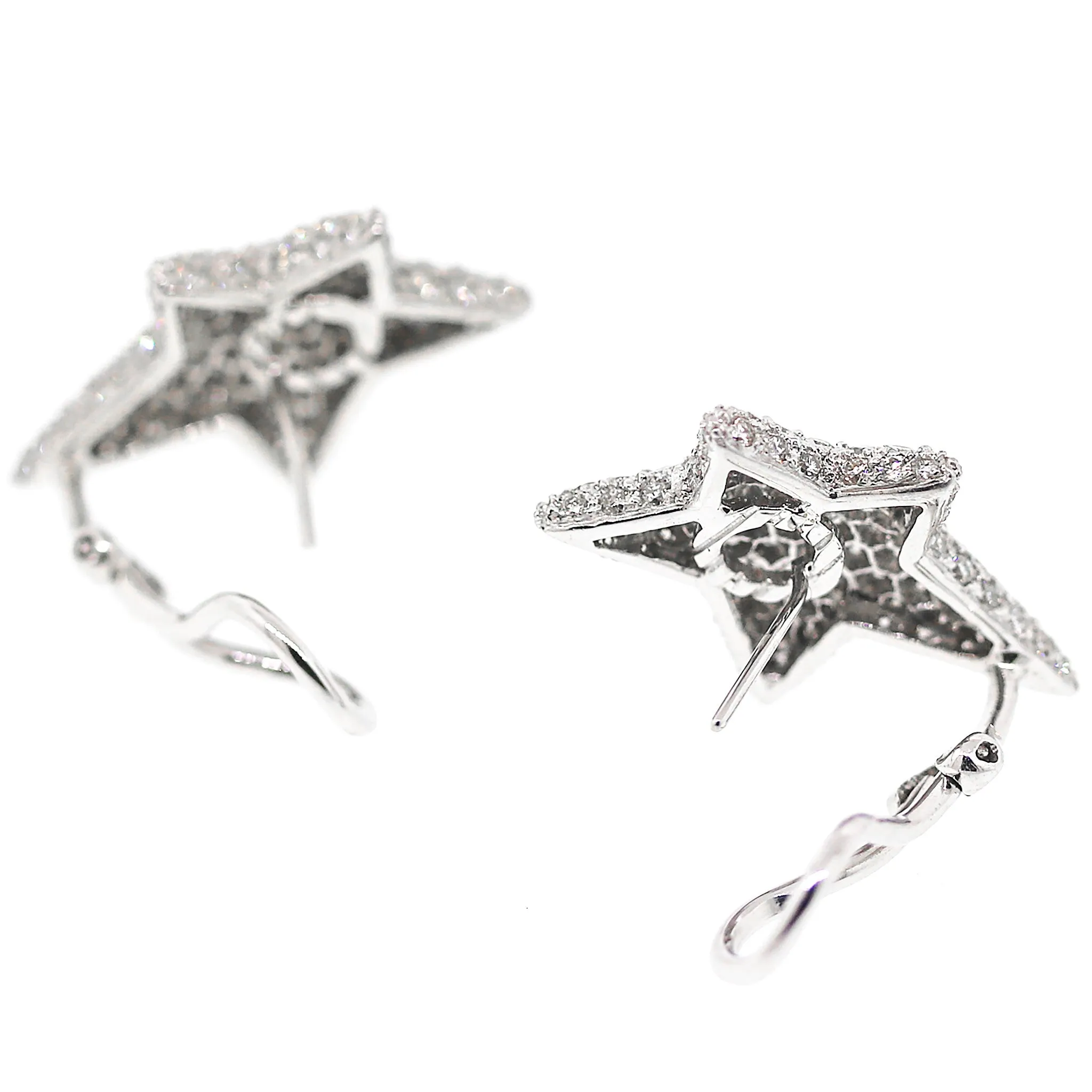 Diamond Shooting Star Earrings