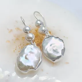 Dominique Baroque Freshwater Pearl drop earrings