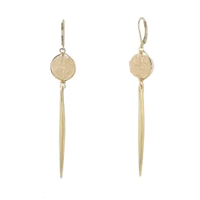 Druzy Spike Earrings