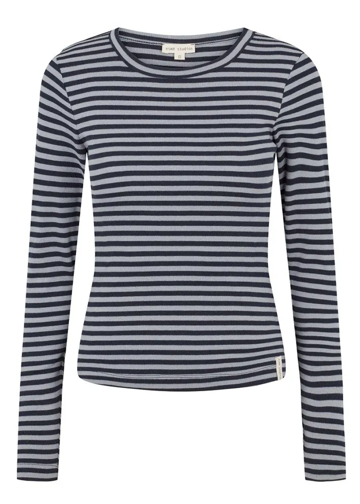 Esmé Studios Blossom Stripe LS T-shirt - Tradewinds