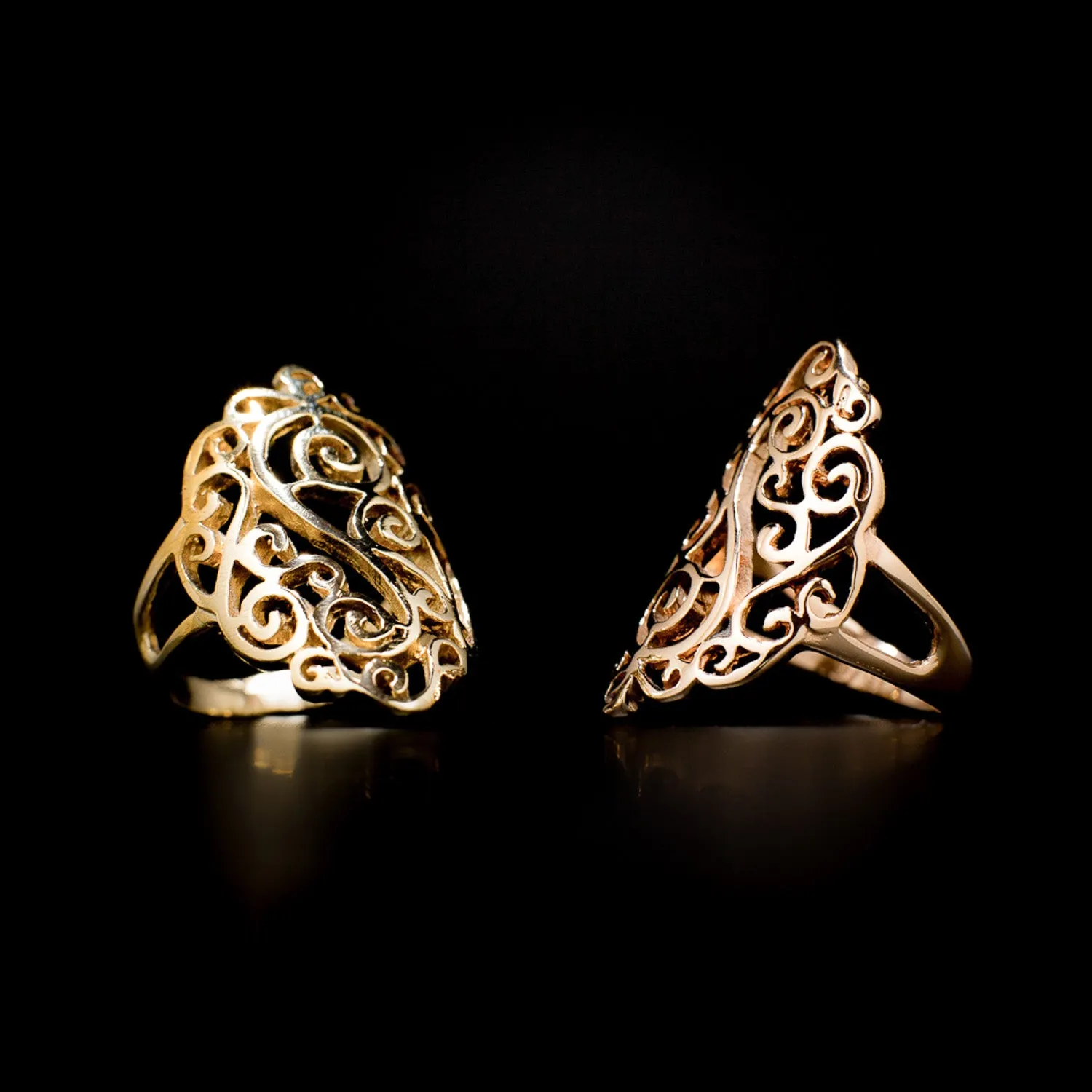 Filigree Ring Gold