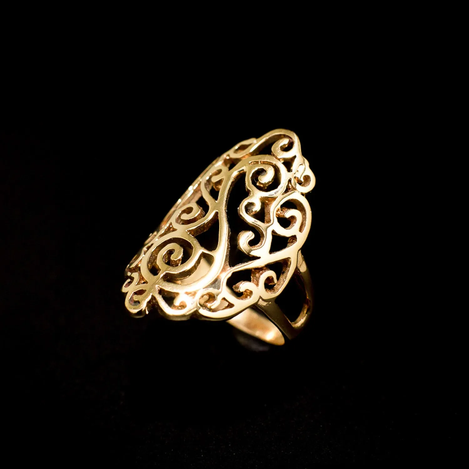 Filigree Ring Gold