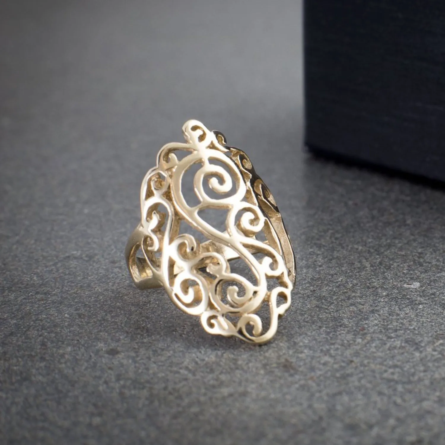 Filigree Ring Gold