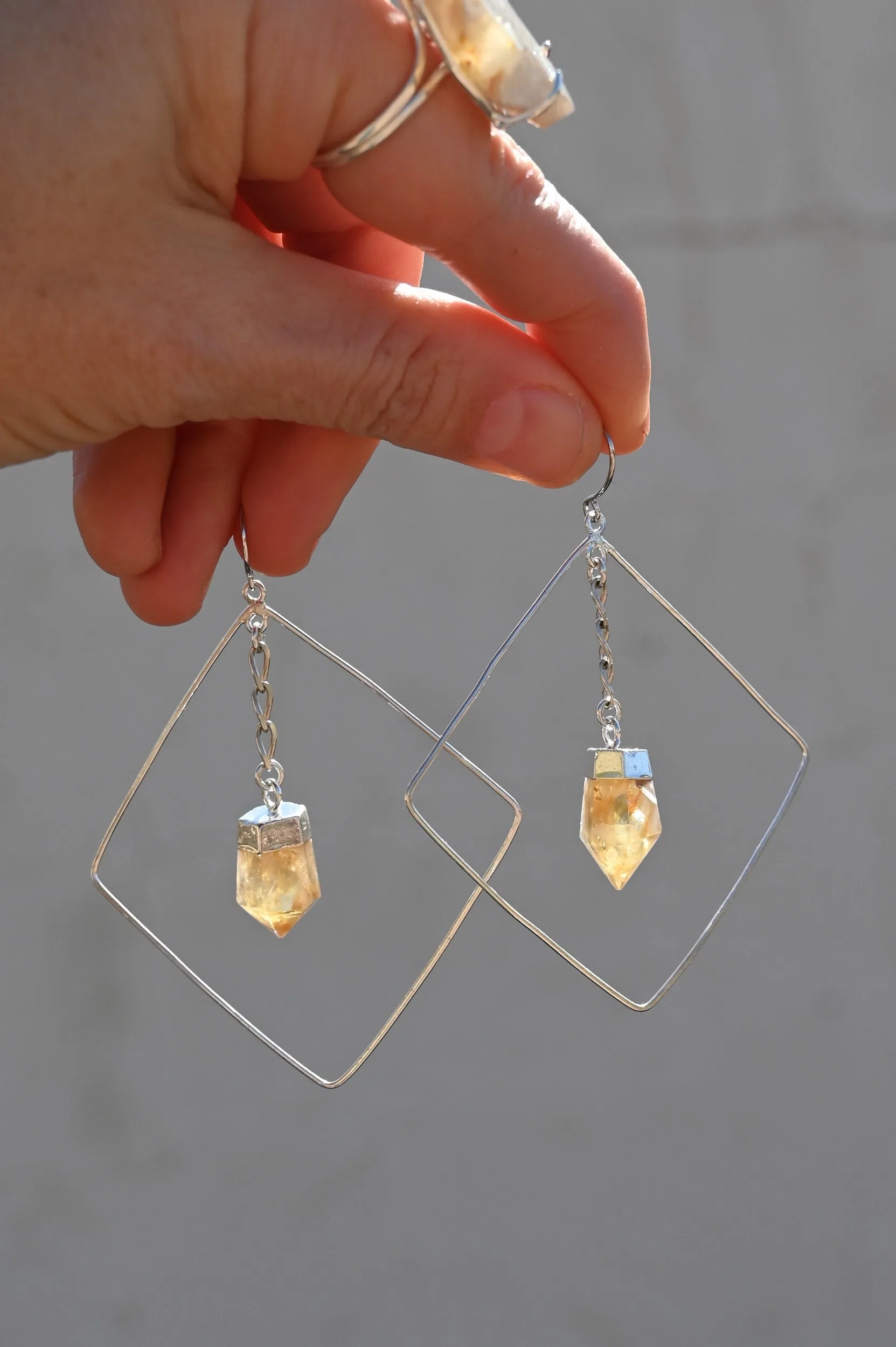 Following My Bliss Citrine Earrings