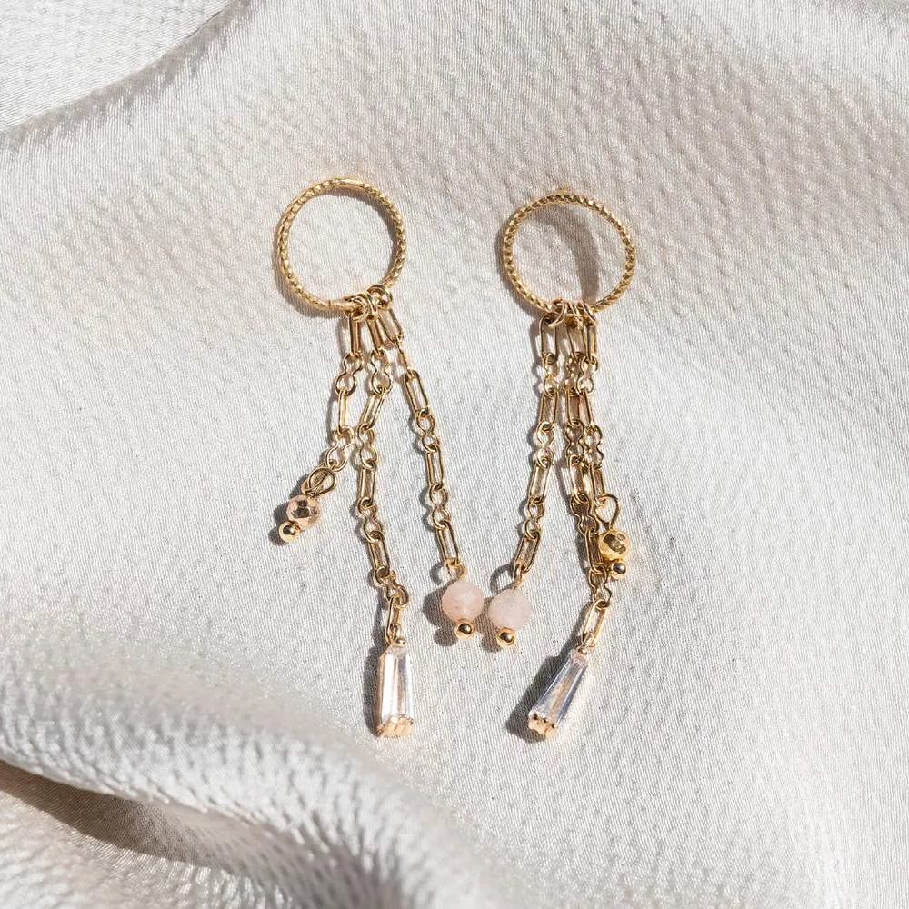 Gold Plated Charlie Earrings