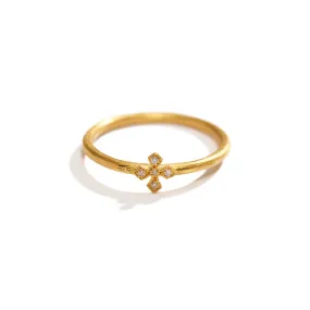 Gold Ring with Diamonds