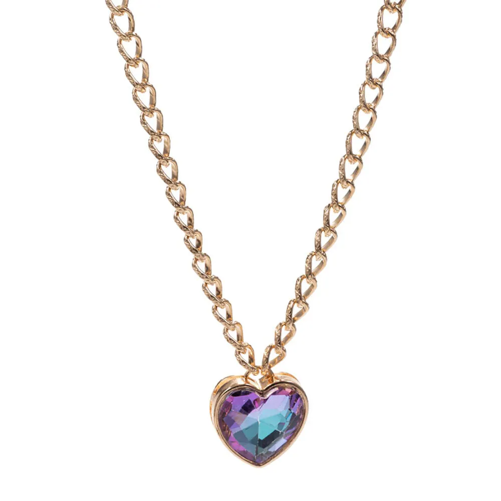 Heart Stone Pendant Necklace