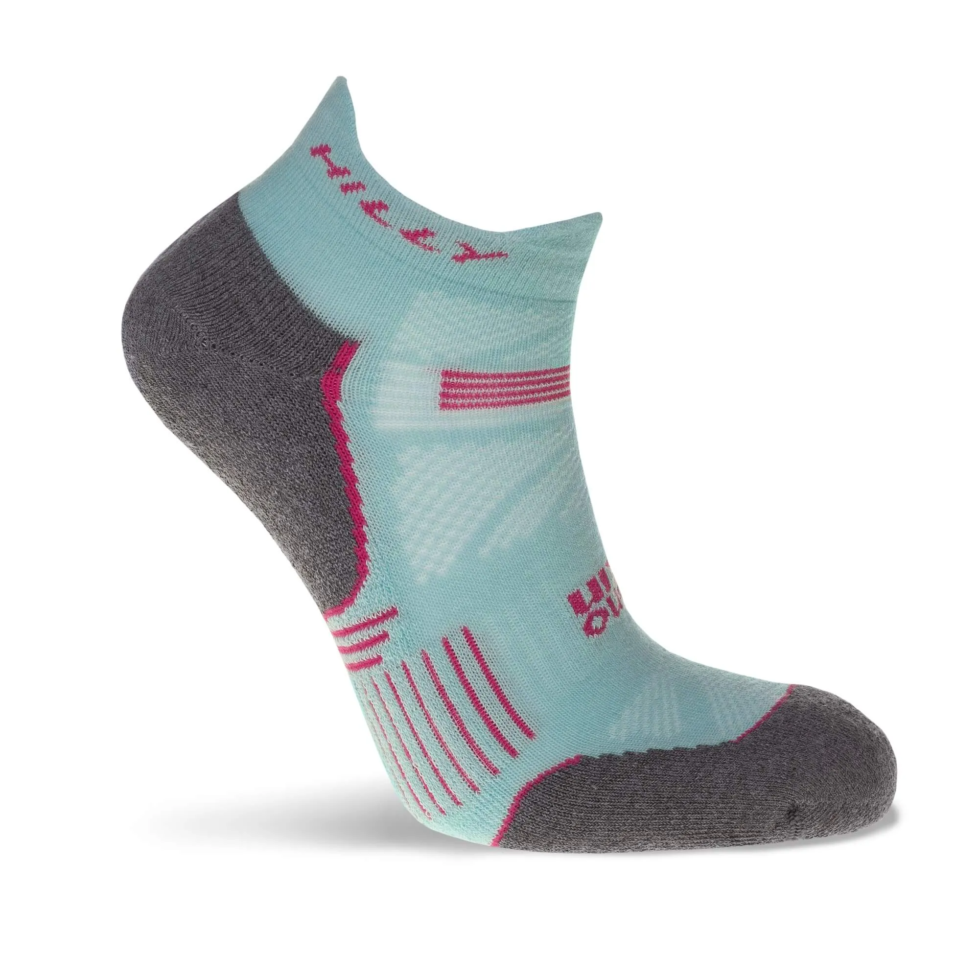 Hilly | Unisex Supreme Running Socklets - Aquamarine