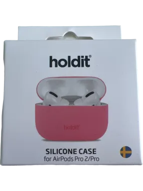 Holdit Rouge Pink Silicone Case for AirPods Pro 1&2