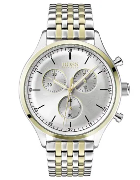 Hugo Boss Mens Companion Business Watch - Stainless & Gold-Tone - Chronograph