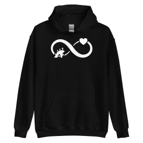 Infinity Heart and Climbing - Unisex Hoodie