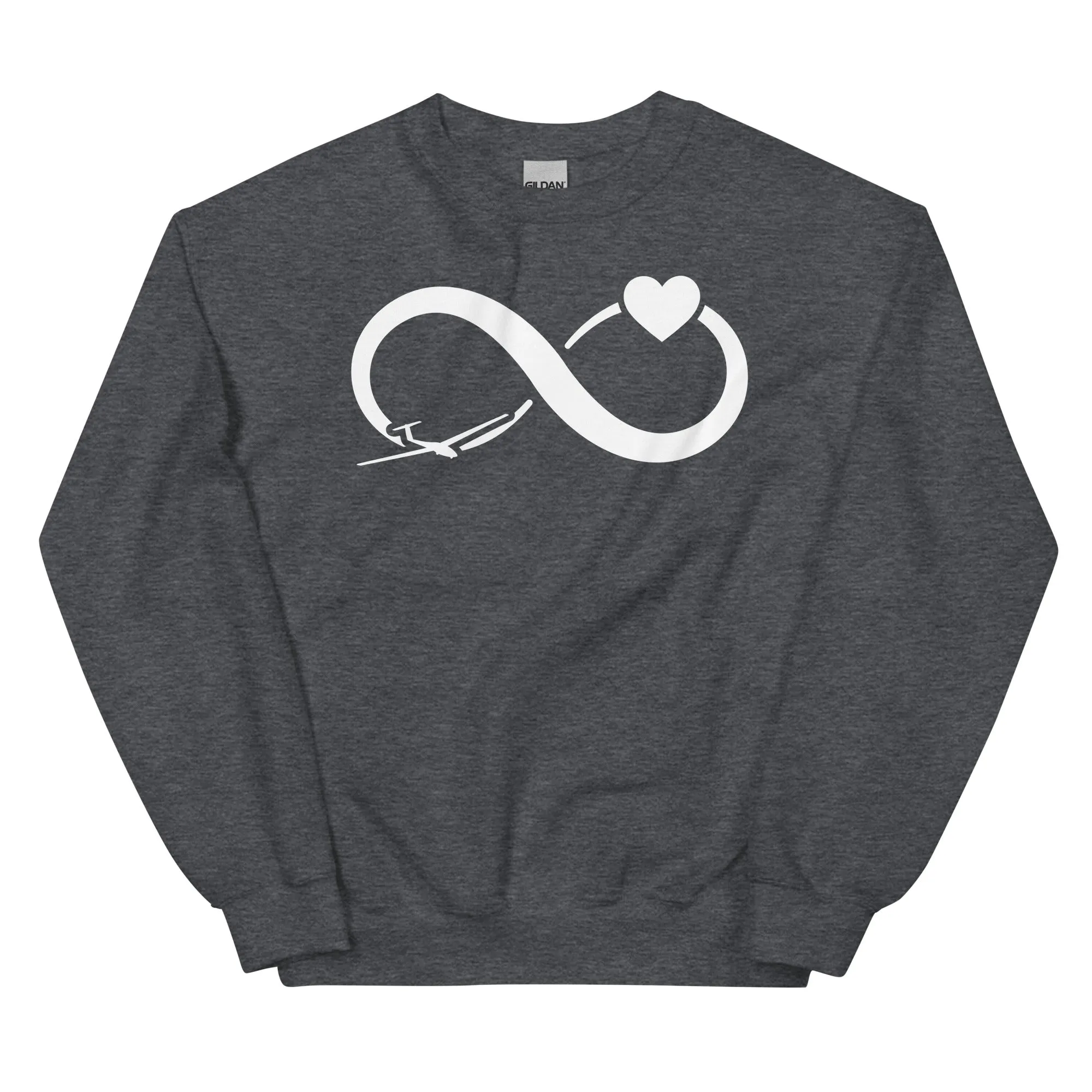 Infinity Heart and Sailplane - Sweatshirt (Unisex)