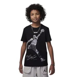 Jordan short sleeve t-shirt with Jumpman print for boys Heirloom 95C984-023 black