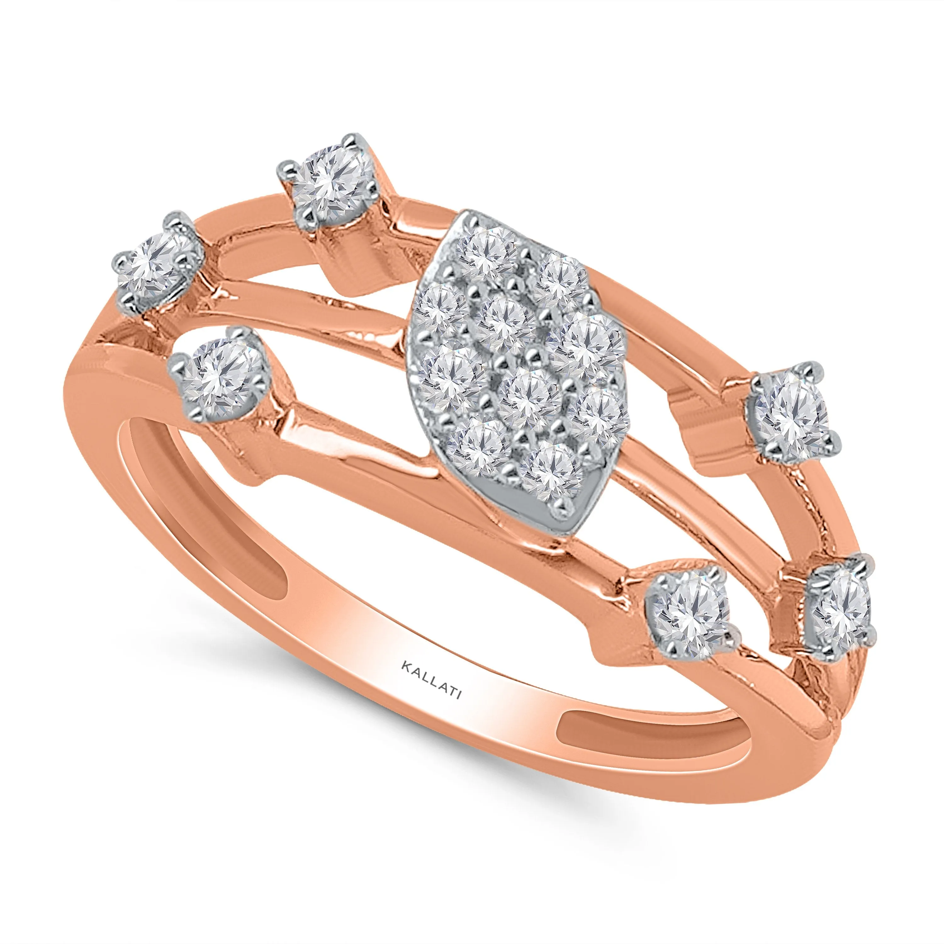 Kallati Eternal Ring in 14K Rose Gold