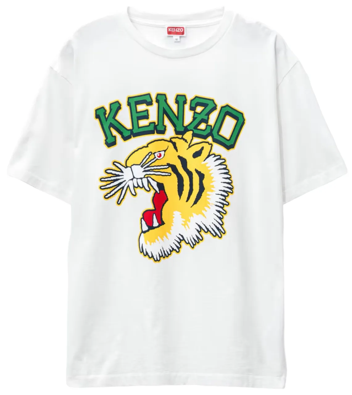 Kenzo Tiger Varsity Oversized T-Shirt White