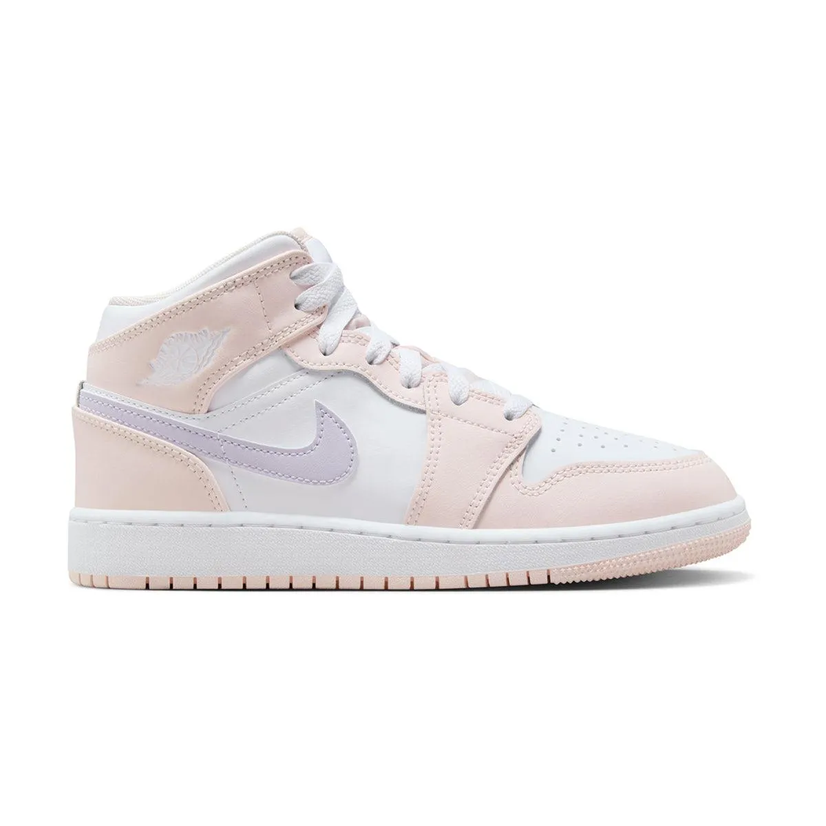 Kids Air Jordan 1 Mid 'Pink Wash'