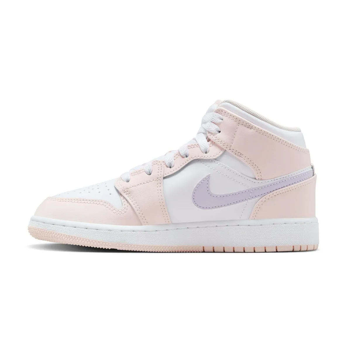 Kids Air Jordan 1 Mid 'Pink Wash'