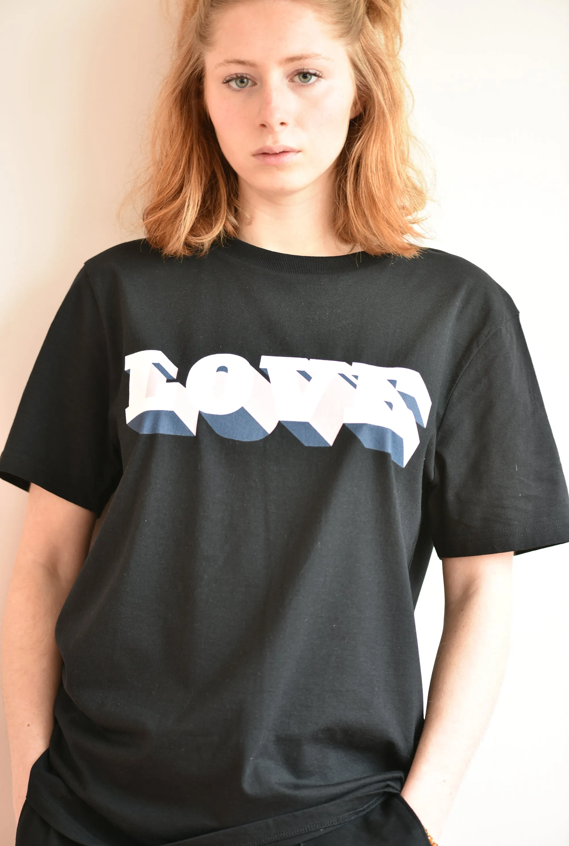 LOVE BLACK CLASSIC UNISEX FIT T-SHIRT