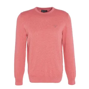 Maglione Uomo Barbour Cotone Pima Rosa