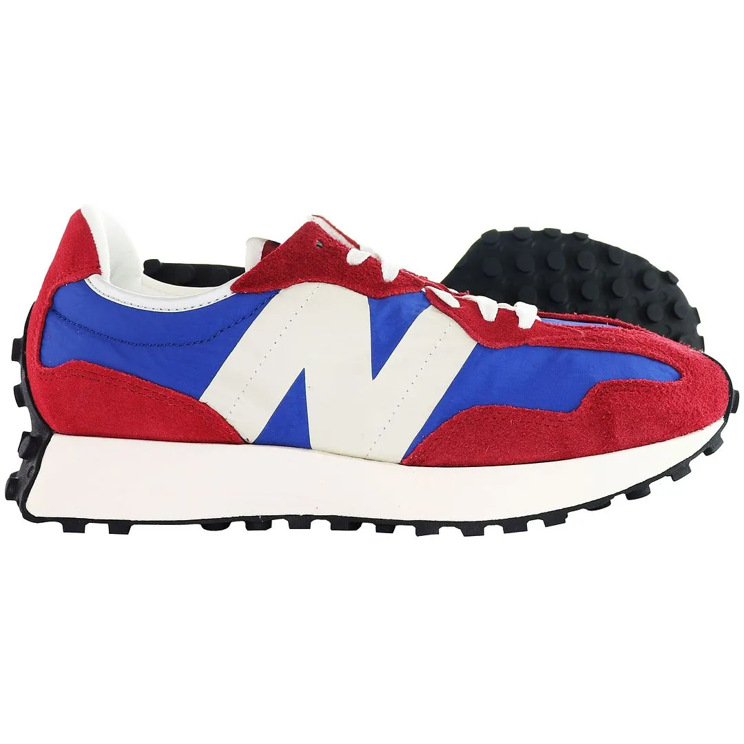 New Balance 327 Mens Red/Blue Trainers