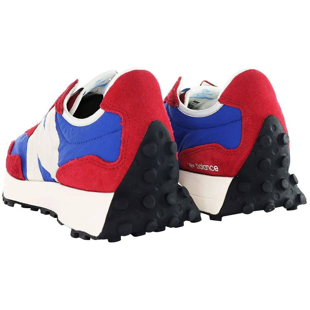 New Balance 327 Mens Red/Blue Trainers